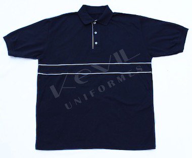 Playera polo con dos lineas